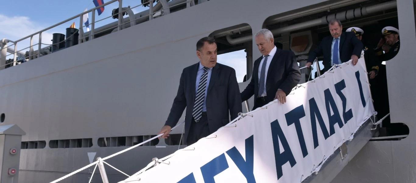 «ΑΤΛΑΣ Ι»: To νέο «διαμάντι» του Πολεμικού Ναυτικού - Μήκους 70 μέτρων